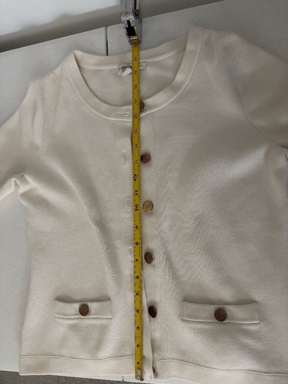 Banana Republic Cream Knit Cardigan - Picture 9 of 10